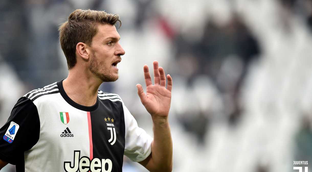 O zagueiro da Juventus FC Daniele Rugani