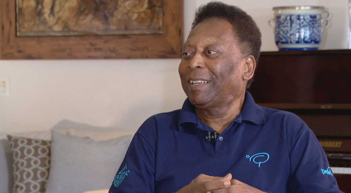 Pelé em entrevista para o Realidade CNN